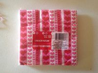 Valentine Heart Luncheon Napkins (18) by Greenbrier