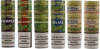 Cyclones Pre Rolled Hemp Wrap Cone with Tip and Reuseable Twist Top Tube - 2 Cones Per Tube (Natural)