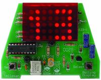 Rolling Clock Kit w/ 35 LED Display and Adjustable Speed - MK-123