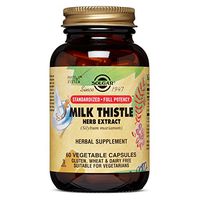 Solgar - Standardized Full Potency Milk Thistle Herb Extract, 60 Vegetable Capsules