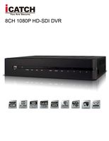iCATCH 1080P 8 Channels DVR HD-SDI CCTV DVR Security System Network Motion Detection H.264 Digital Video Recorder, Security SDI Camera System