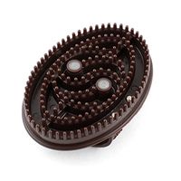 uxcell Maintenance Slimming Meridian Massaging Five Elements Brush Brown