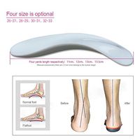 JIAHAO Children Kids Orthotic Shoes Insoles Insert Arch Support Pad Flat Feet Insoles 1pair M:12cm/4.72 in