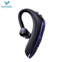 LYMOC F900 Bluetooth Wireless Headset 5.0,Stereo Headphone On Ear Car 25 Hours Talking Time HD Microphone Bluetooth Headset Compatible with iPhone, Android, and Other Leading Smartphones (Blue)