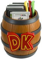 PDP Donkey Kong Barrel Game Card Storage - Nintendo 2DS