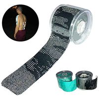 Outgeek Kinesiology Tape, Sport Tape Reflective Adhesive Muscle Tape Elastic Breathable Therapeutic Tape for Shoulder Knee Ankle Wrist Boxing 1 Roll