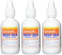 Major Pharmaceuticals Deep Sea Generic for Ocean Nasal Moisturizing Spray 1.5 Fl Oz, Pack of 3