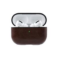 Airpods Pro Case Keychain with Dust Guard,MeiQing Leather Charging Protective Case Cover for AirPod Pro / 3 Generation Earphones Accessories (Coffee)