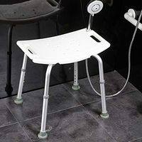 Wenhui Aluminum Alloy Medical Shower Bath Chair Seat,Stool Transfer Bench Seat, SPA Bathroom Bathtub Chair No-Slip Adjustable 8 Height
