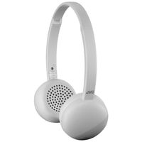 JVC Flats Wireless On Ear Headphones, Light Weight, 11 Hours Long Battery Life - HAS20BTH (Gray)