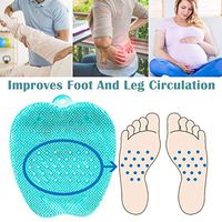 Zigtee Pregnant Woman Foot Scrubber Pad Massager Exfoliating Dead Skin Cleansing Massage Brush Non-Slip Foot Massage Mat
