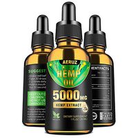 Hemp Oil, AERUZ Sleeping Anxiety & Stress Helps with Sleep Anxiety & Stress Relief Mood & Stress 5000mg