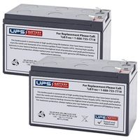 12V 9AH SLA Battery Replaces ep1234w - 2 Pack