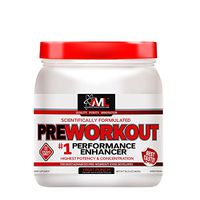 Advanced Molecular Labs Preworkout, Fruit Punch, 520 Grams - Train Harder, Train Longer - with 8g Citrulline Malate, 5g Creatine and 2.5g Betaine