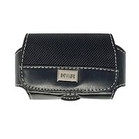 Insulin Pump Carrying Case/Pouch with Belt Clip with Unique Design (Black, Medium i450)