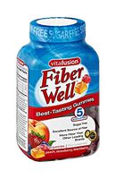 Vitafusion Sugar-Free Fiber Well Gummies Peach, Strawberry, Blackberry , 90 CT (Pack of 3)