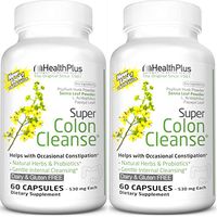 2Pack! Health Plus Super Colon Cleanse - 60 Capsules