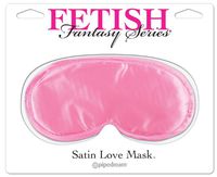 Fetish Fantasy Series Satin Love Mask - Pink - Fetish Fantasy Series