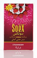 Soex Strawberry Herbal Shisha Molasses for Hookah Pipe Narguile 50 gr