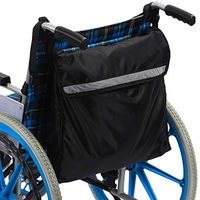 Wheelchair Bag Wheel Chair Storage Tote Accessory for Carrying Loose Items and Accessories - Travel Messenger Backpack - Accessible Pouch and Pockets