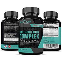 Multi-Collagen Complex- All-in One Formula Supports Cartilage, Joint & Bone Health. Powerful Anti-Aging Supplement Improves Skin, Hair, Nails, Fine Lines & Wrinkles to Look & Feel Younger.