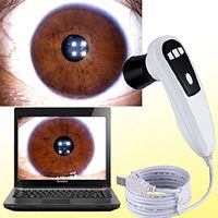 Angel Kiss New 5.0MP 5 Mega Pixels Iriscope 4 LED / 2 LED Alternation Iris Analyzer 30X lens Iridology Camera with Pro Iris Analysis Software