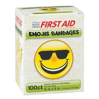 Emojis Bandages - First Aid Kit Supplies - 100 per Pack