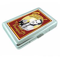 Metal Silver Cigarette Case Vintage Poster D-256 Beer It's Whats for Breakfast