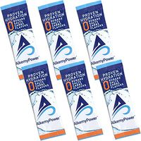 AlkemyPower™ Hydration Electrolyte Powder, No Sugars, Salts, Carbs, Flavors or Calories, 100% Natural, Convenient Stick Pack, 6 Count