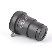 Gosky 1.25 Inch 2X Fully Blackened Metal Barlow Lens and Camera T Adapter for Telescopes Eyepiece - Accept 1.25inch Filters-Also Can Be Used for Astronomical Photography - Coated