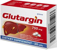 Liver Cleanse Detox & Repair Formula, Glutargin - Pills Used for Liver Rescue, Detox Pills, Detoxifier & Regenerator, Anti-Alcohol Antioxidants