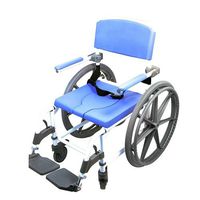 Healthline 791154430163 Aluminum Shower Commode Chair44; 20 in. Seat with 24 in. Wheels