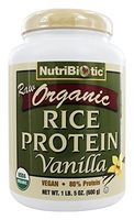Nutribiotic - Organic Rice Protein Vanilla Powder - 1 lbs. 5 oz.
