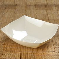 Ivory Square 4Qt Disposable Serving Bowl - Chambury Plastics