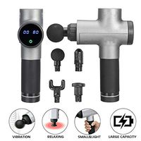 24V Fascia Gun Massager, Digital Display, 4 Kinds of Massage Heads, Upgraded Noise Reduction Technology, Deep Muscle Relaxation to Reduce Fatigue