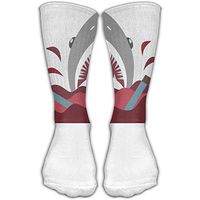Unisex Shark With Open Mouth Funny Cute Novelty Cotton Socks