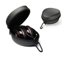 Bolayu Protection Carrying Hard Case Bag For Headphone Earphone Headset Black