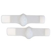 SODIAL(R) Arch Orthotic Foot Pad Bandages Provides Compression and Pain Relief for Men and Women (White)