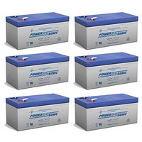12V 3.4AH Sealed Lead Acid Battery for Toy Car Play Mobile Scooter - 6 Pack