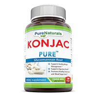 Pure Naturals Konjac Root, 2000 mg, 180 Veg Capsules