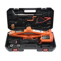 MarchInn Electric Car Scissor Jack for 12V DC 3.0T (6600lb) with Wheel Nut Wrench and Wireless Remote