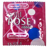 Caution Wear Condoms - Wild Rose (Speed Bumps) - 250pk