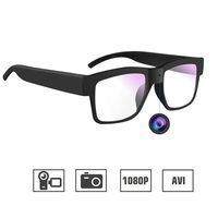 Camera Glasses 1080P Mini Video Glasses Camera Wearable Camera for Office/Outdoor/Training/Teaching/Kids/Pets