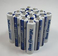 16 Batteries Rechargeable AAA NiMH 800mAh 1.2V 1500 Cycles Battery New Energy