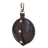 Airpods Pro Case,Crazy Horse Leather Airpods Pro Case for Men and Women,Hiram Men's Airpods Pro Case for Headphone Cable and Install Data Cable(Coffee)