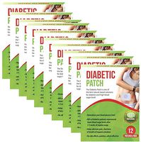 Diabetic Patch Reduce High Blood Sugar 100% Natural Herbs Diabetes 120 Patches (10 Box)