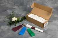 N. F. STRING & SON, INC. Red Napkin Bands, pre-cut, 2000 per box