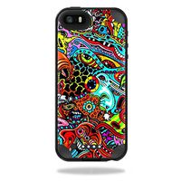 MightySkins Protective Vinyl Skin Decal Compatible with Mophie Juice Pack Plus iPhone 5/5S/SE Case wrap Cover Sticker Skins Acid Trippy