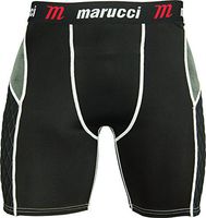 Marucci Youth Elite Padded Slider Shorts with Cup, X-Large, Black
