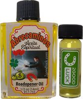 2GoodLuck Road Opener, Spiritual Oil with 1 Dram Perfume Set for Magic & Rituals. Abre Caminos Aceite Espiritual Rituales Y Magia.